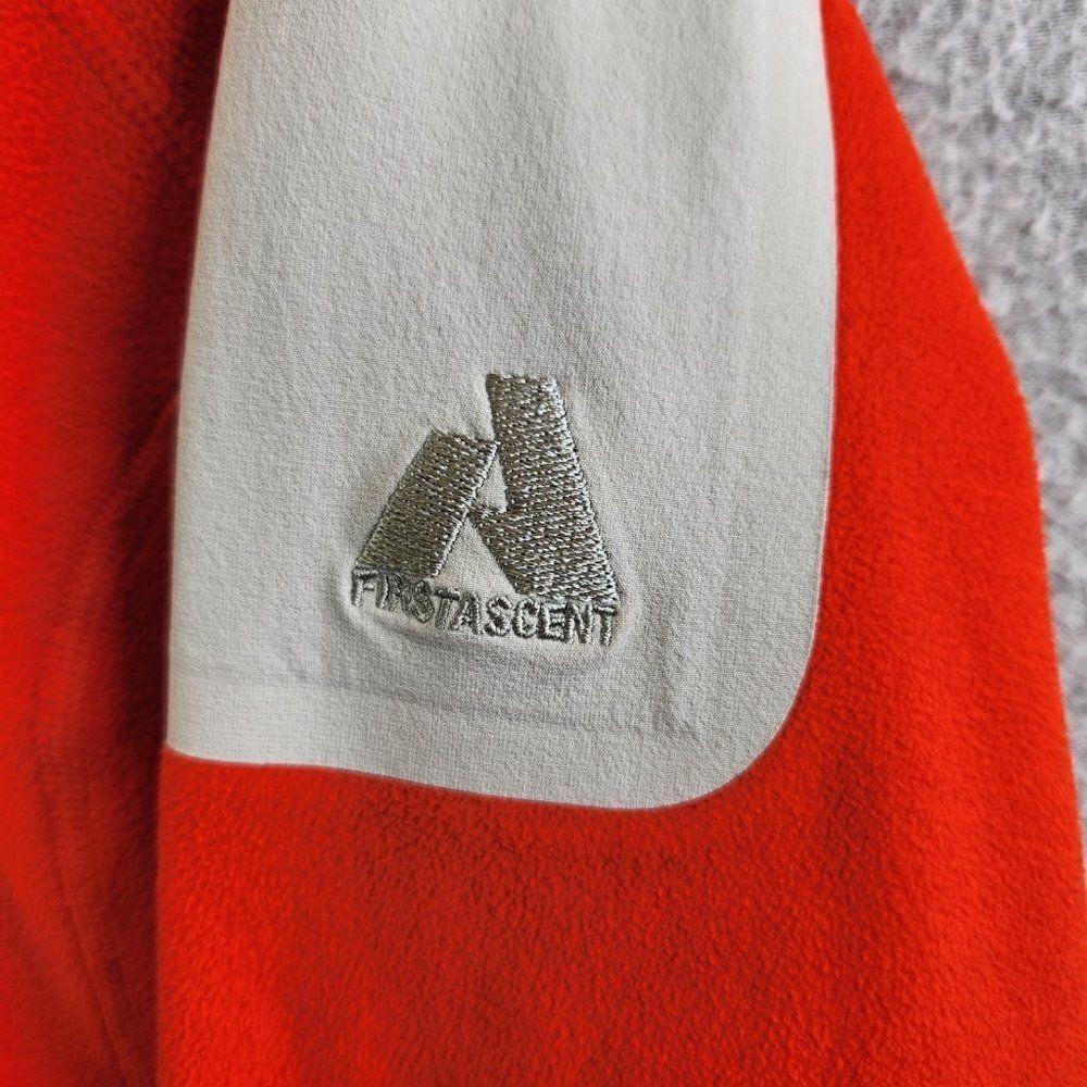 Eddie Bauer First Ascent Pullover Womens PL Red Fleece Hiking Climbing Gorpcore - Picture 4 of 14
